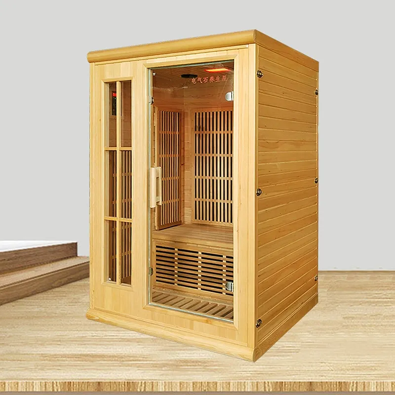 Espektro osoko infragorrien etxeko sauna (2 lagunentzako edukiera) Espektro osoko infragorrien etxeko sauna (2 lagunentzako edukiera)